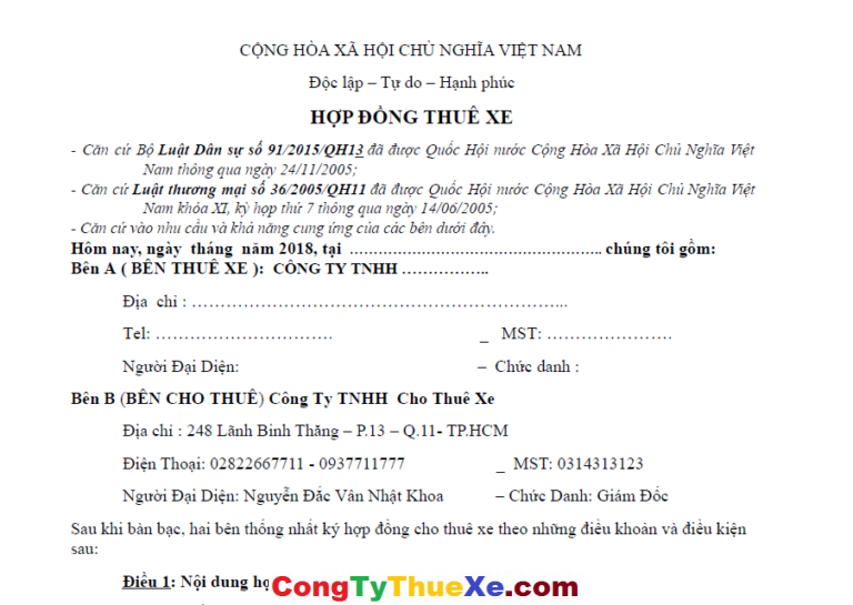Hợp Đồng Thuê Tài Xế: Dịch Vụ Hay Hợp Đồng Lao Động?