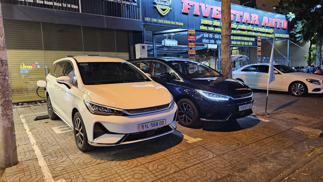 BYD M6 xe thực tế đang cho thuê tại TP.HCM